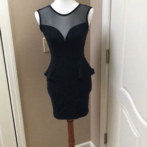 Black Bebe party dress